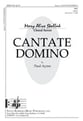 Cantate Domino SSA choral sheet music cover